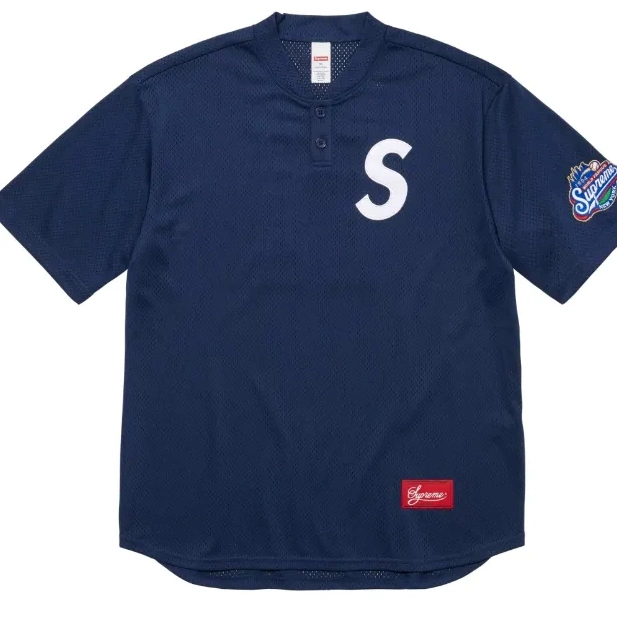 24FW BASEBALL S HENLEY LOGO ¥209 TEE 0402